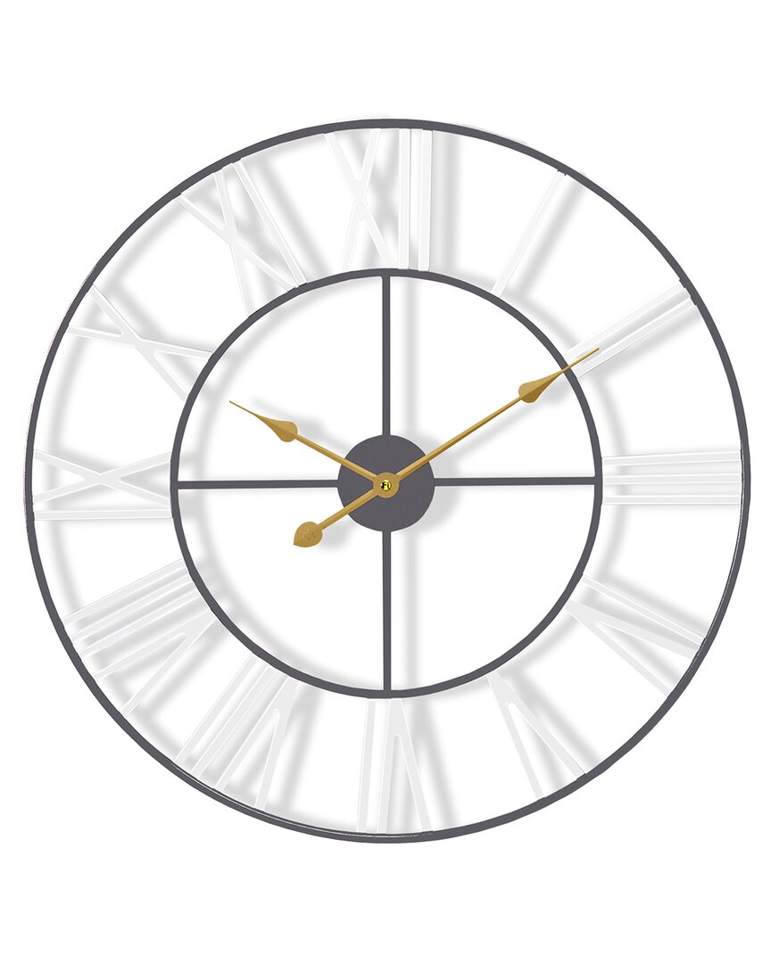 Sorbus 16in Metal Decorative Wall Clock