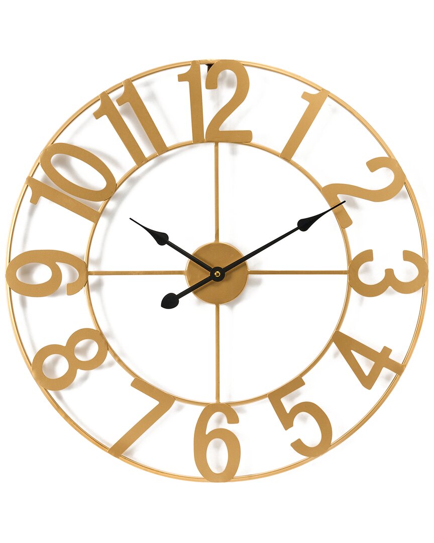 Sorbus Decorative 24in Numeral Wall Clock