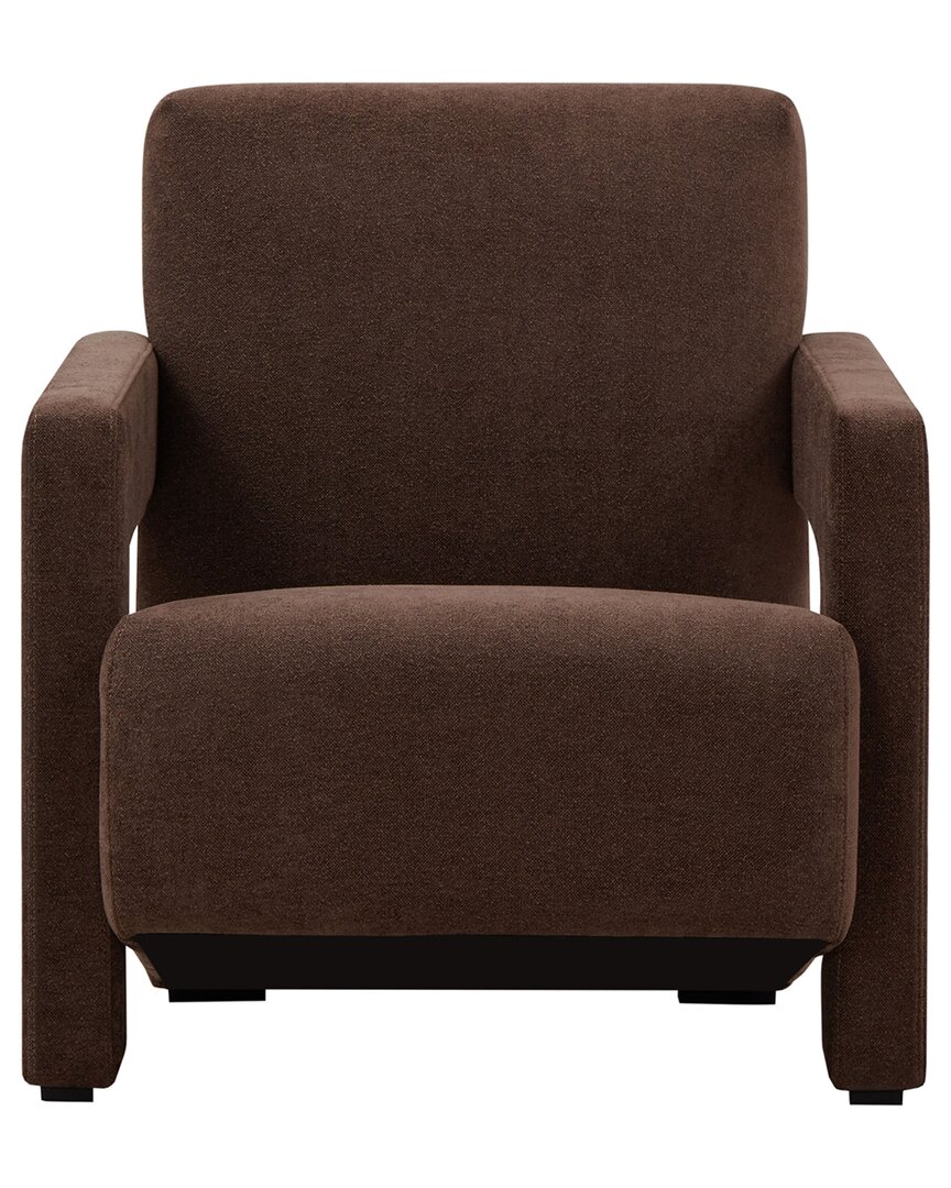 Safavieh Couture Taylor Modern Boucle Accent Chair In Brown