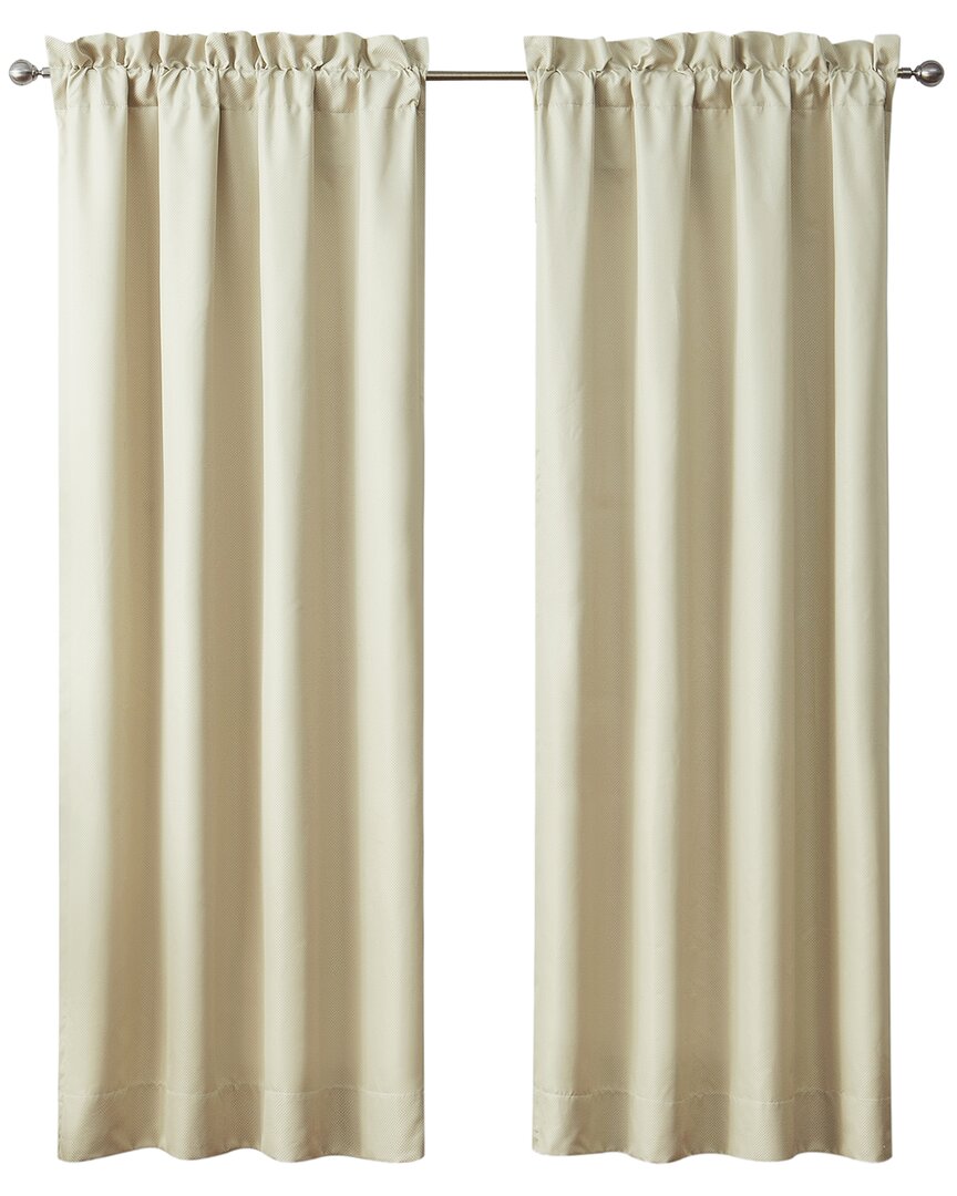 Waterford Annalise Set Of 2 Curtain Panels In Gold