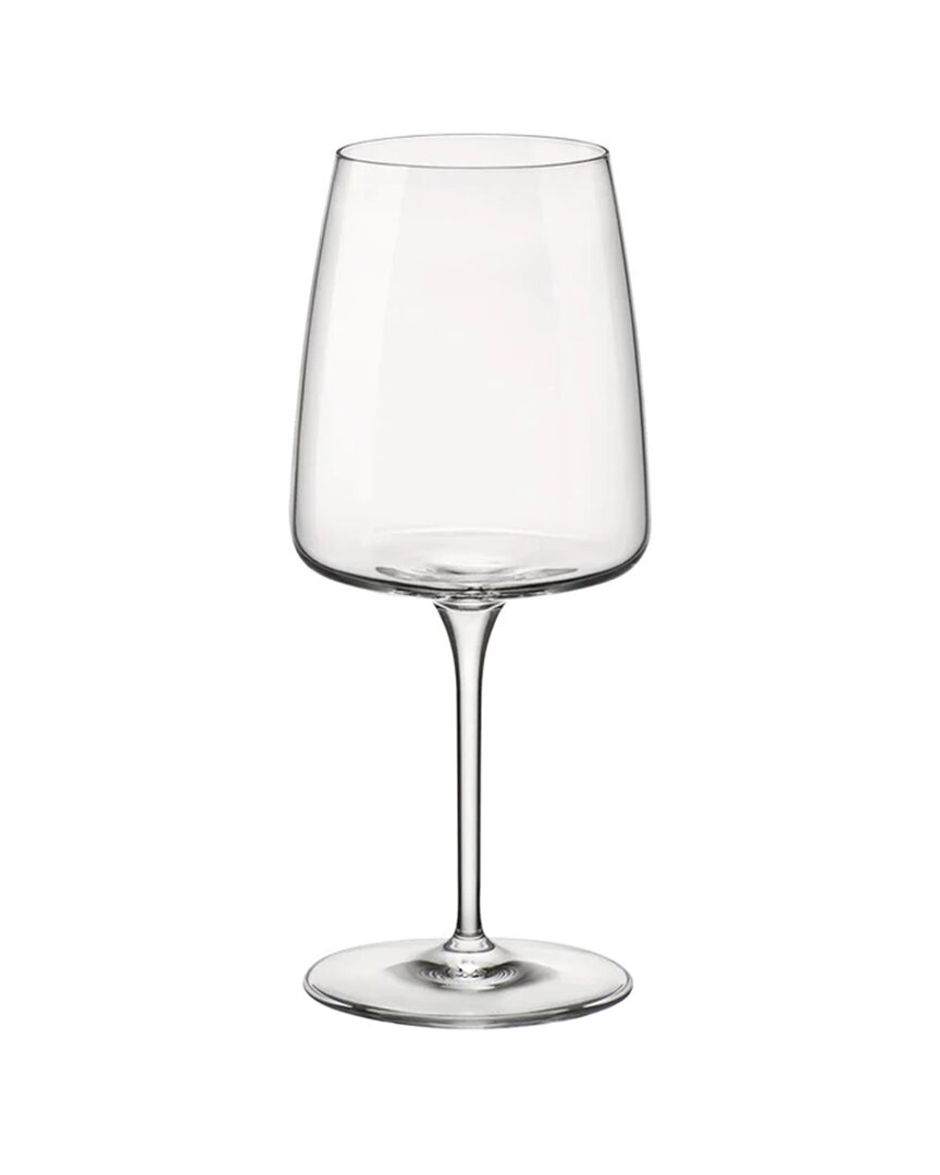 Bormioli Rocco Set Of 4 Planeo Grand Red 18.75oz Glasses