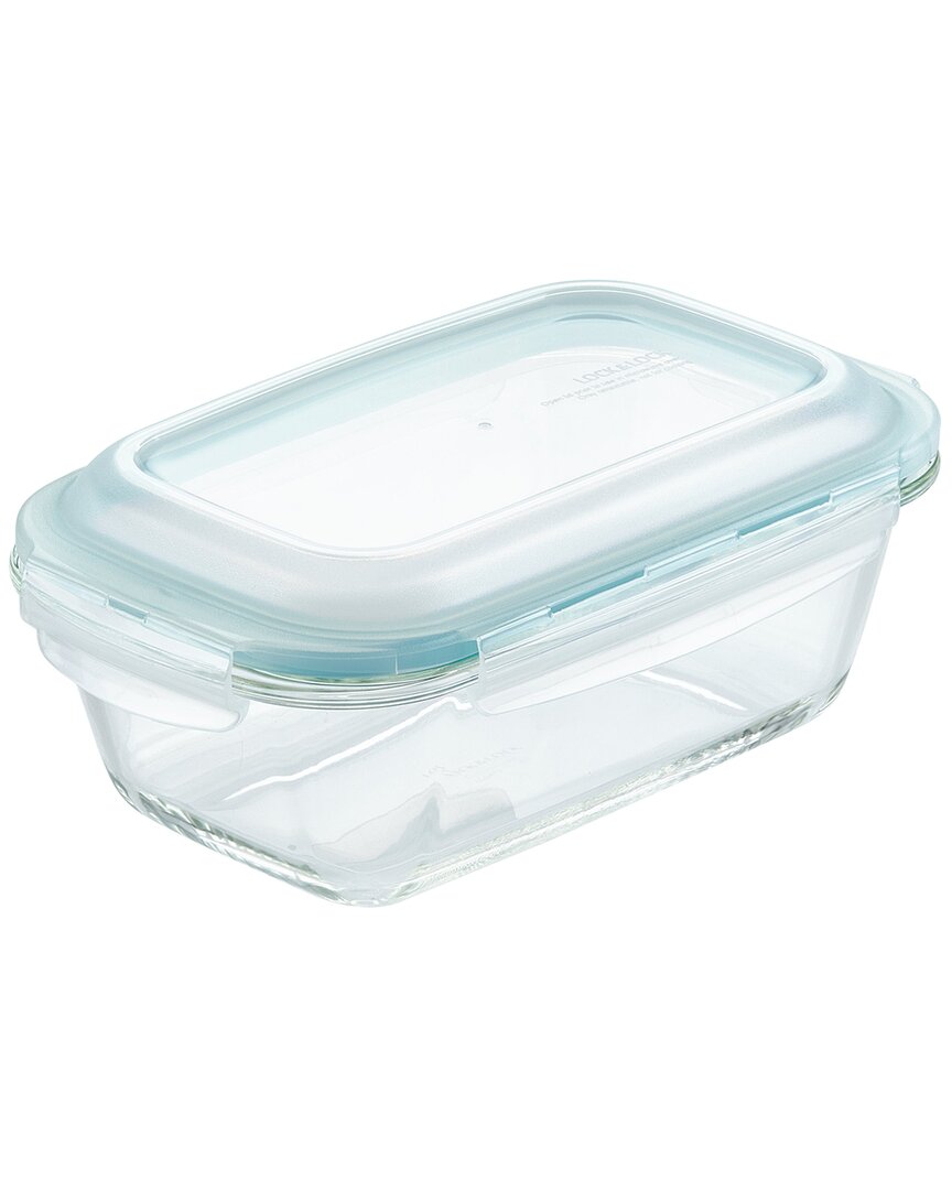 Lock & Lock Locknlock Glass 8.5x5.5 Bread Baking & Loaf Pan With Lid In Clear