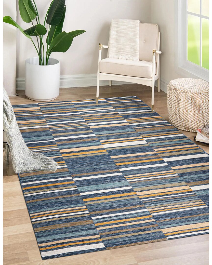 Obeetee Plaza Rug In Blue