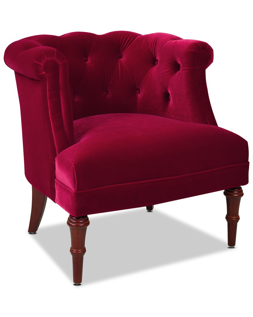 Jennifer Taylor Home Katherine Tufted Accent Chair In Red ModeSens