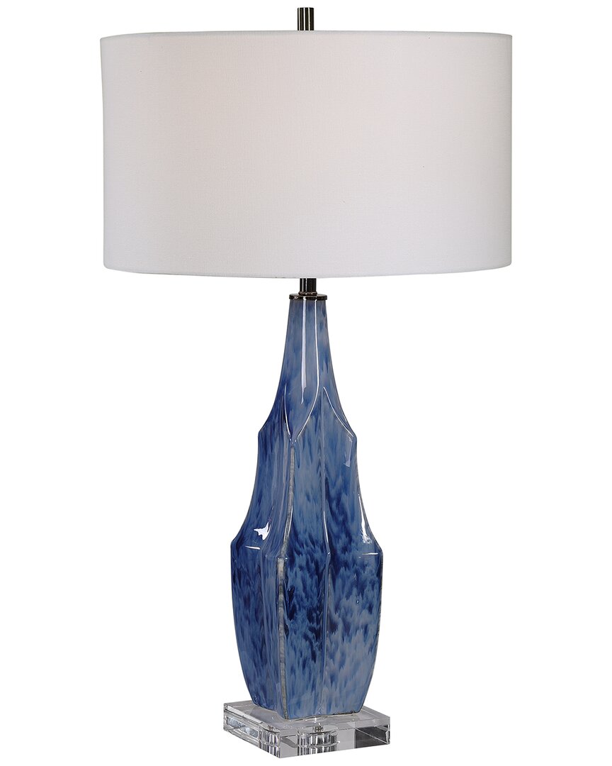 Uttermost Everard Table Lamp In Blue
