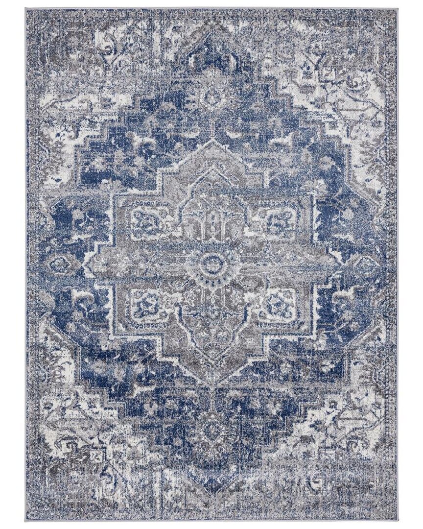 Shop Luxe Weavers Discontinued  Hampstead Rug In Blue