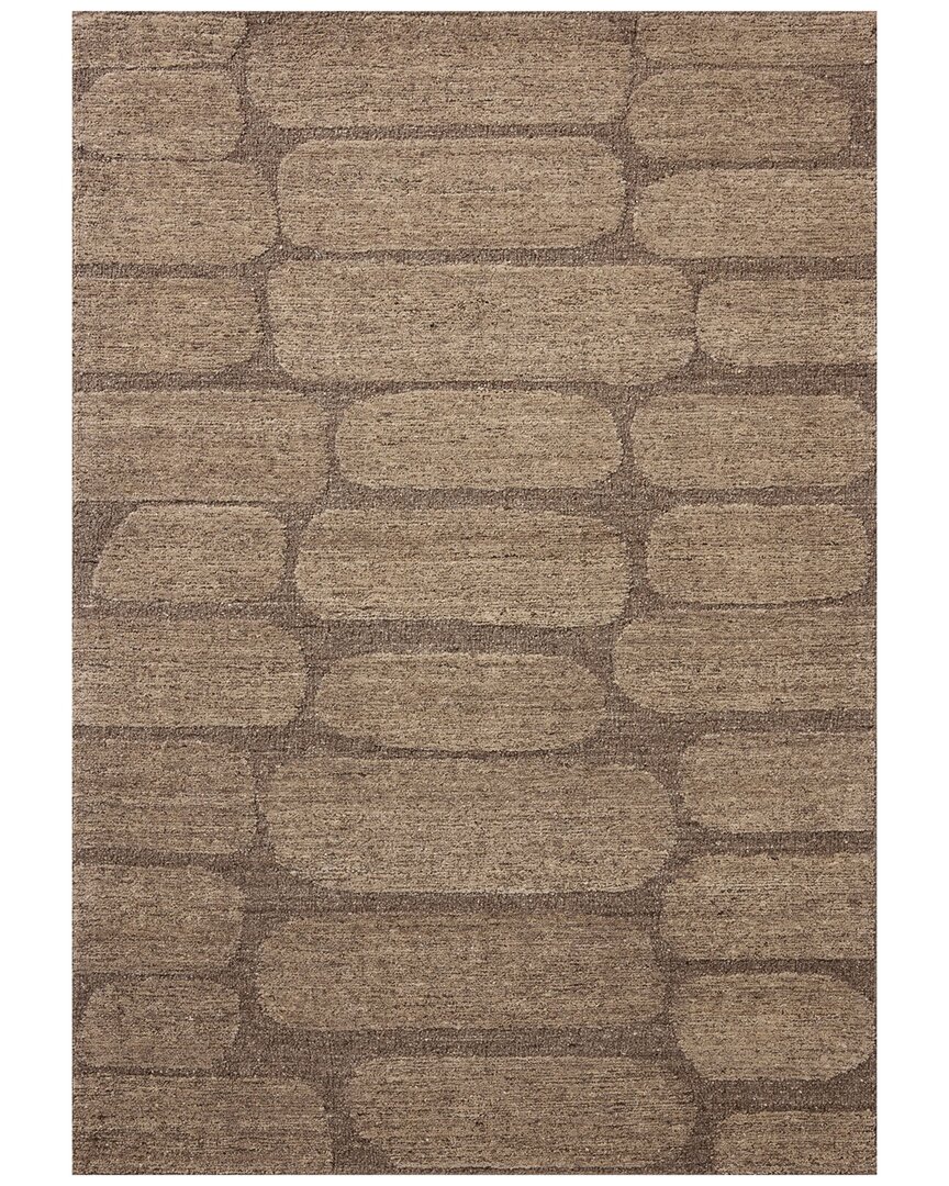 Loloi Hartley Wool Area Rug In Brown