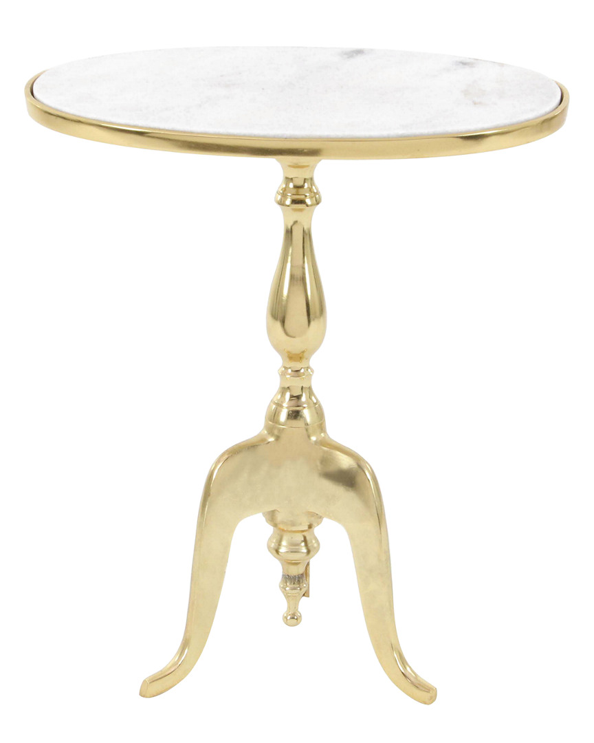 Peyton Lane Oval Marble Accent Table