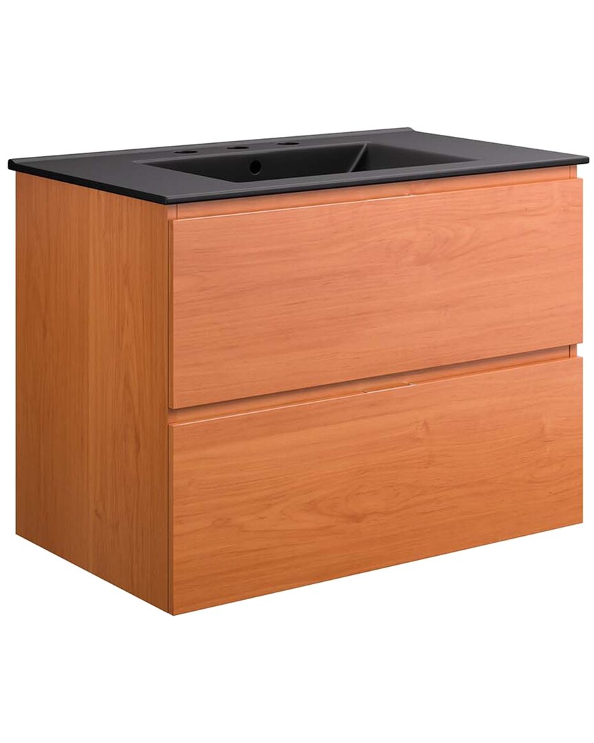 Modway Scenic 30in Wall-mount Bathroom Vanity