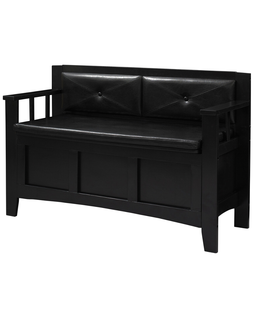 Linon Furniture Linon Bench In Black