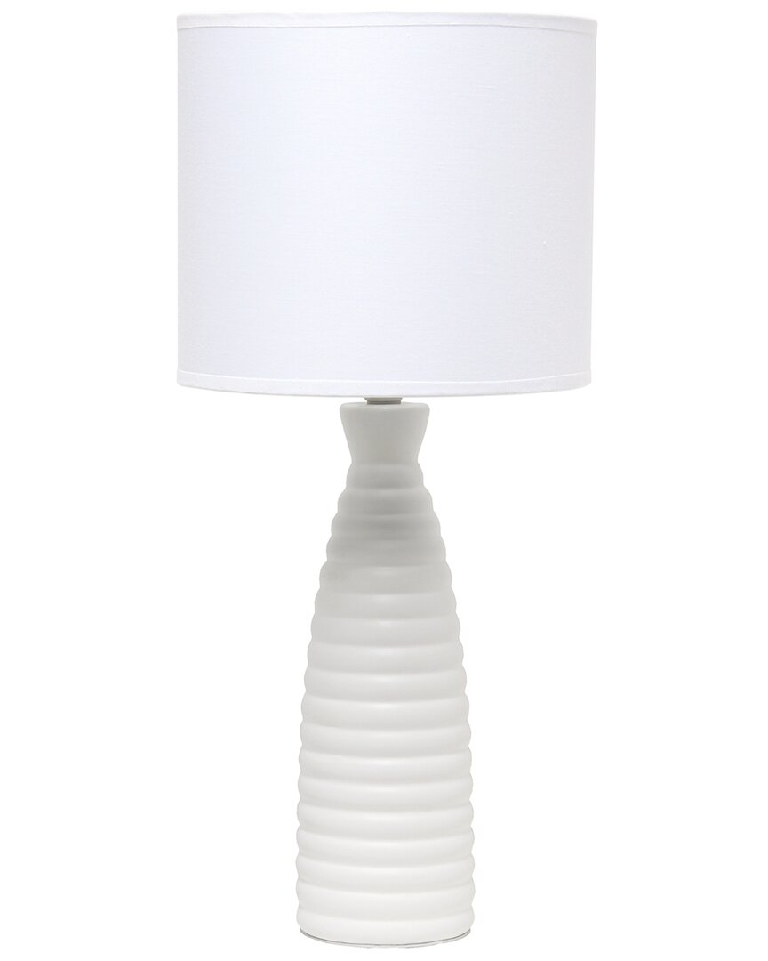 Shop Lalia Home Alsace Bottle Table Lamp In Off-white
