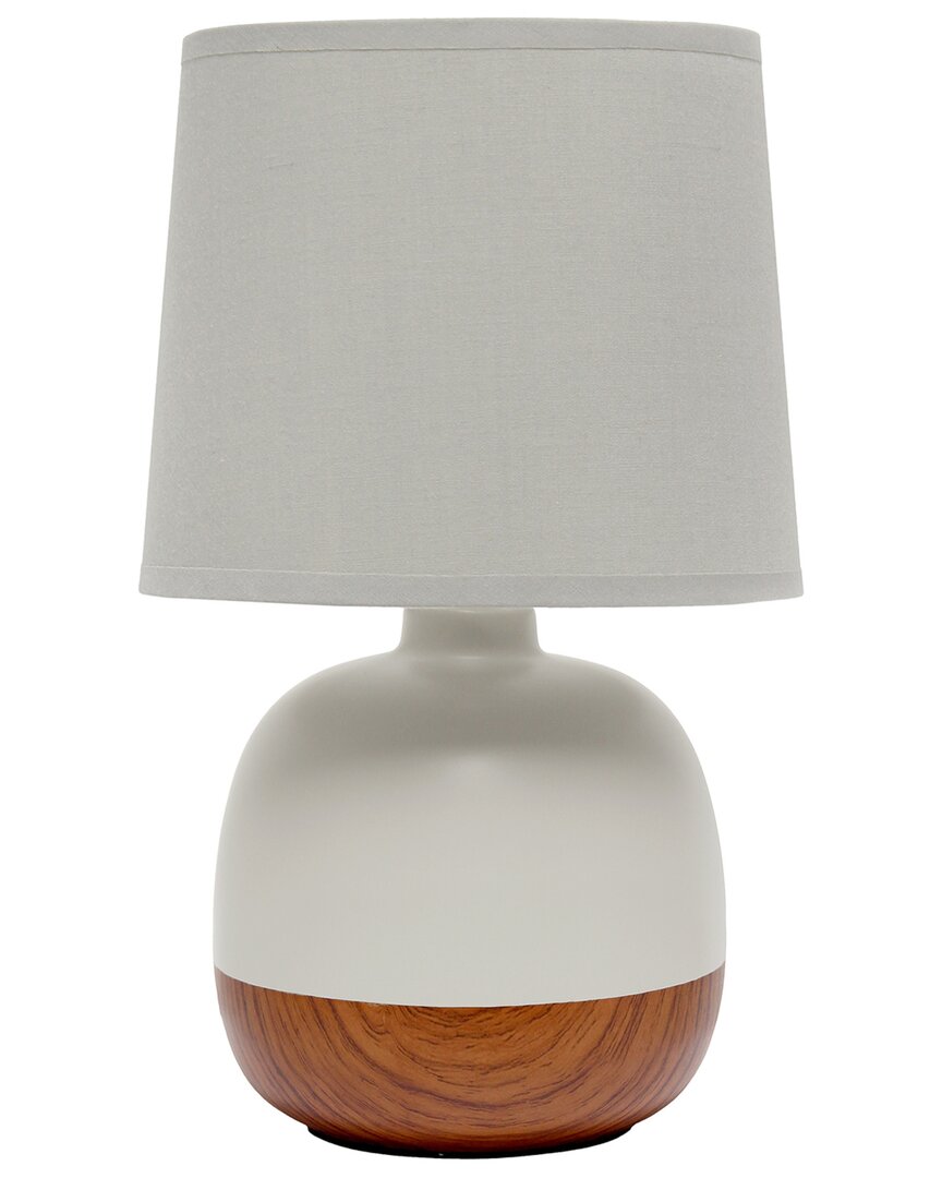 Lalia Home Laila Home Petite Mid Century Table Lamp In Brown