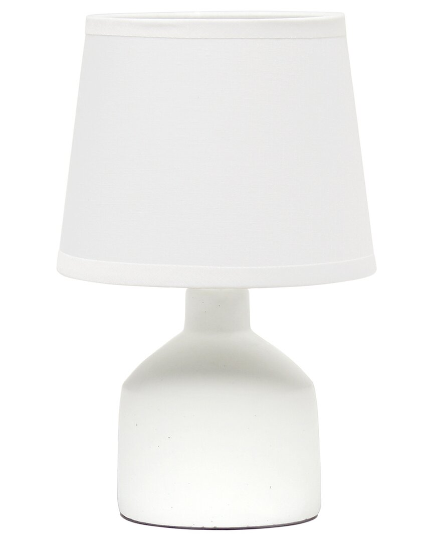 Lalia Home Laila Home Mini Bocksbeutal Ceramic Table Lamp In Off-white