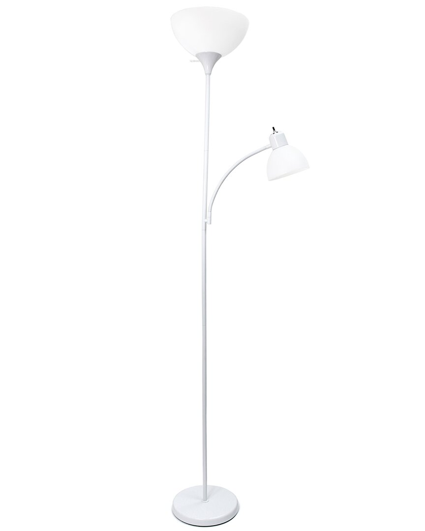 Lalia Home Laila Home Floor Lamp With Reading-light In White