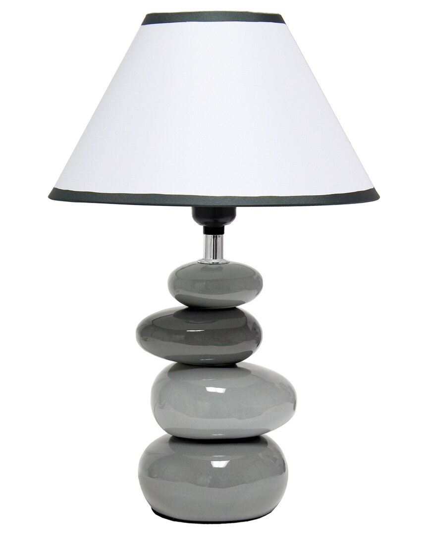 Lalia Home Laila Home Shades Of Gray Ceramic Stone Table Lamp