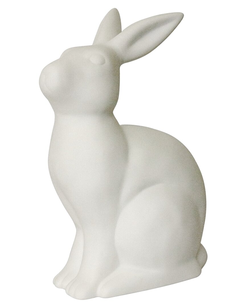 Lalia Home Laila Home Porcelain Bunny Rabbit Shaped Animal-light Table Lamp In White