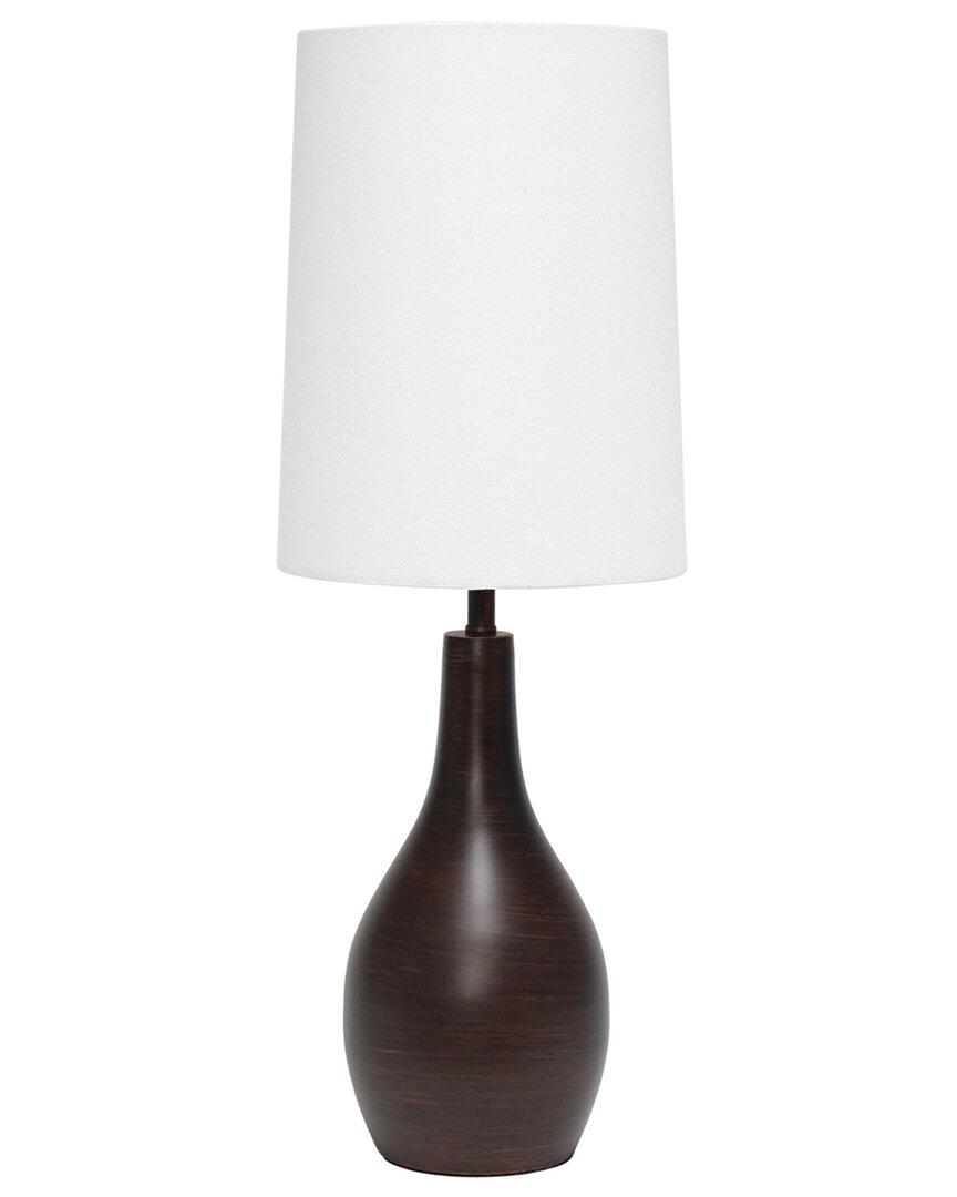 Lalia Home Laila Home 1-light Tear Drop Table Lamp In Grey