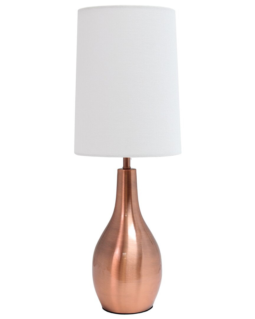 Lalia Home Laila Home 1-light Tear Drop Table Lamp In Rose