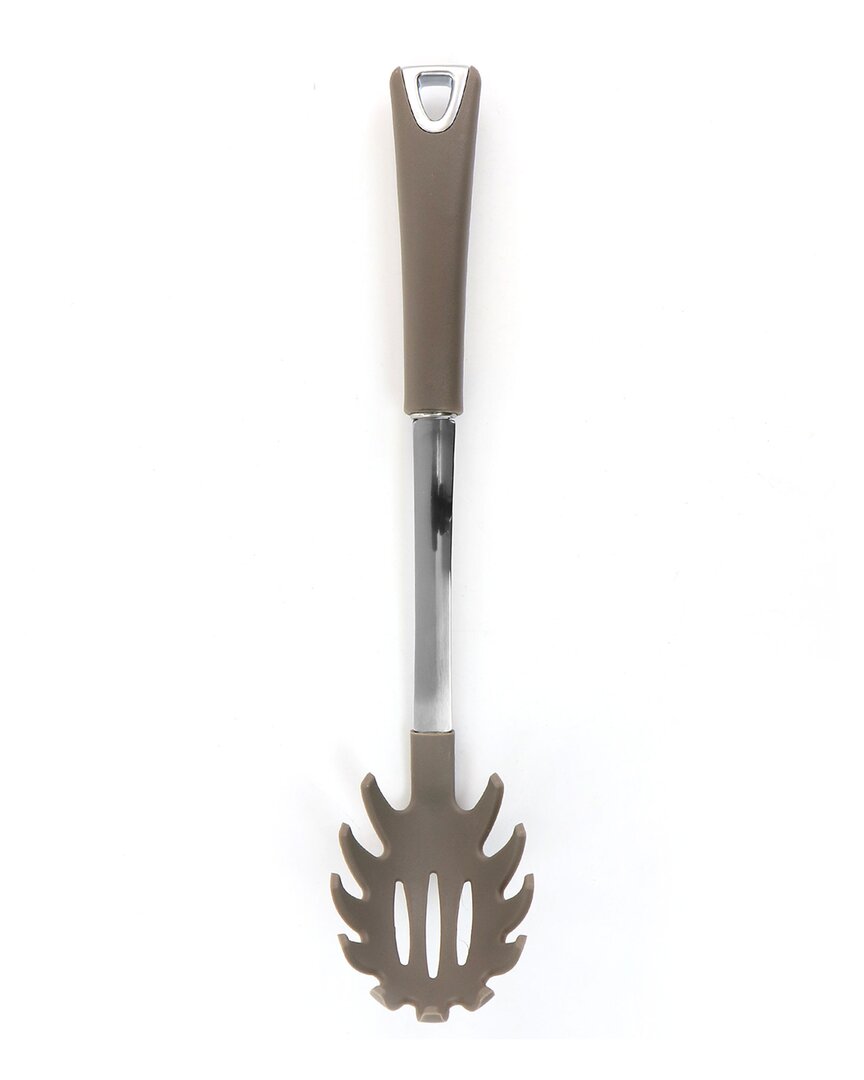 Martha Stewart Nylon Pasta Spoon In Gray