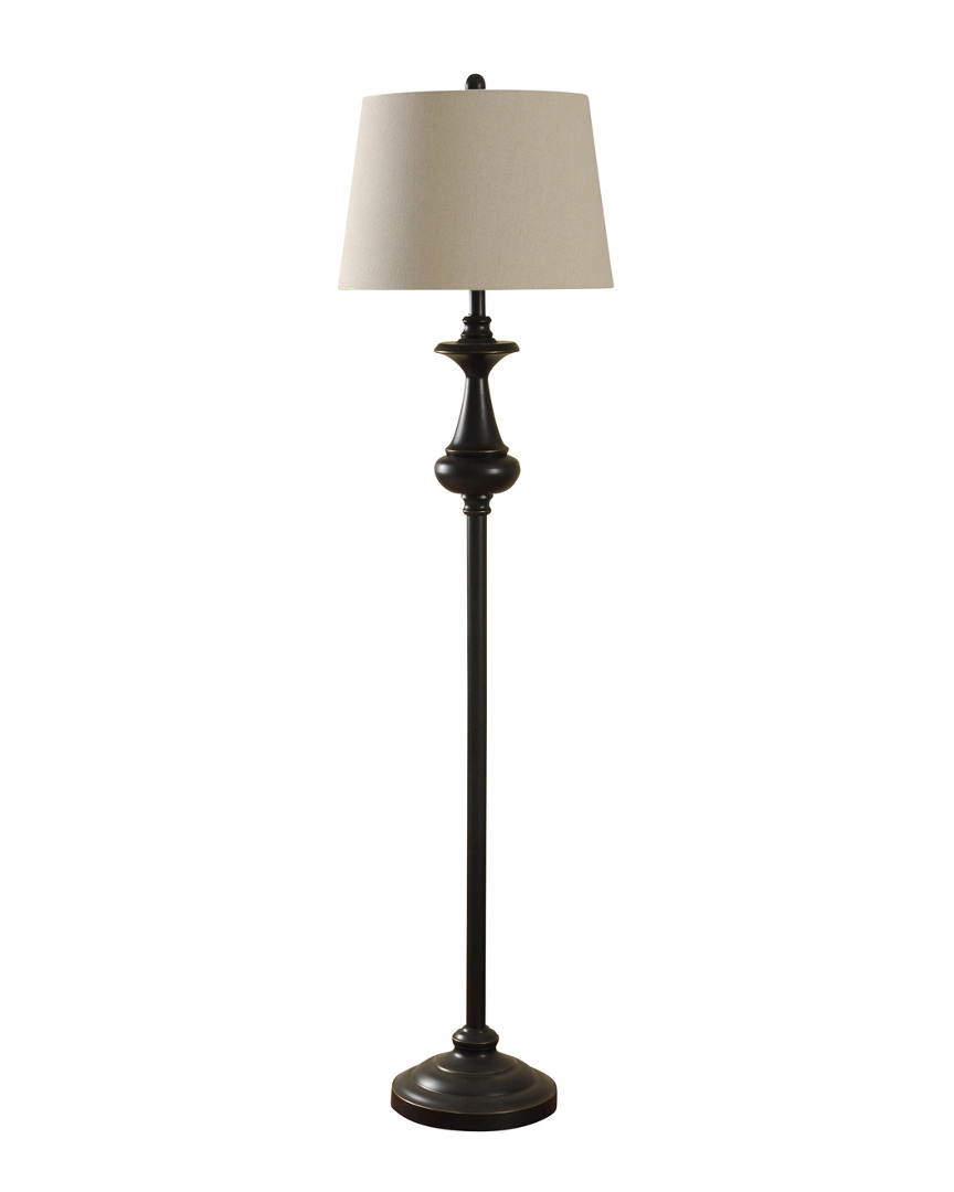 Stylecraft 62in Traditional Bronze Metal Floor Lamp