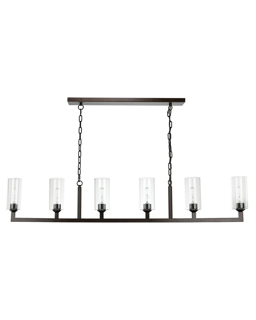 Jamie Young Linear 6 Light Chandelier