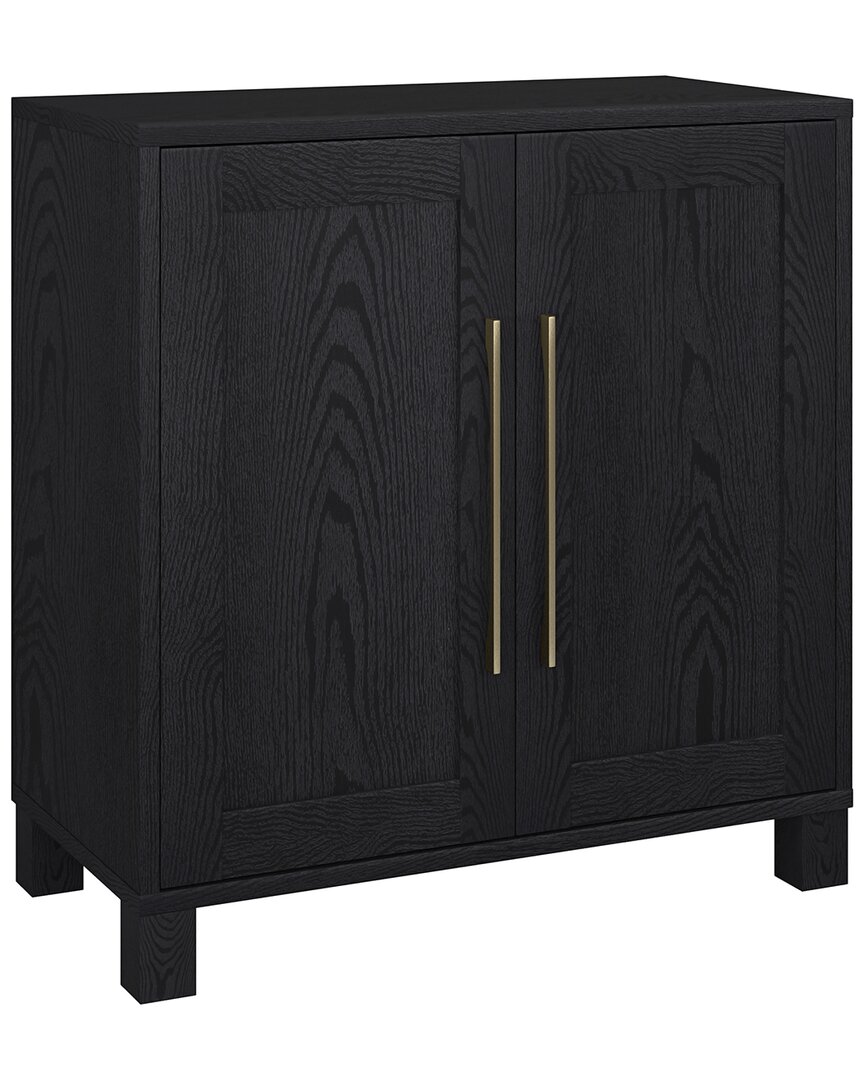 Abraham + Ivy Chabot 28 Wide Rectangular Accent Cabinet In Black