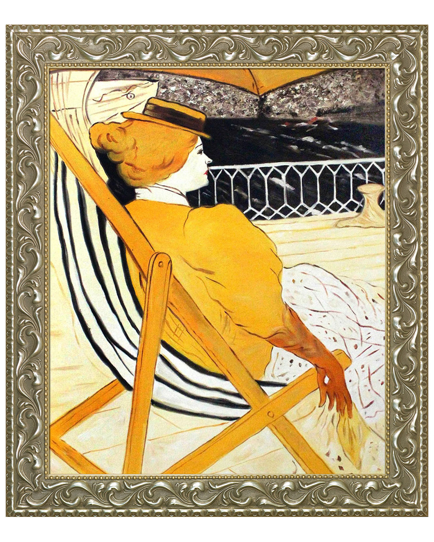 Museum Masters The Passenger In Cabin 54 Framed Oil Reproduction By Henri De Toulouse-lautrec