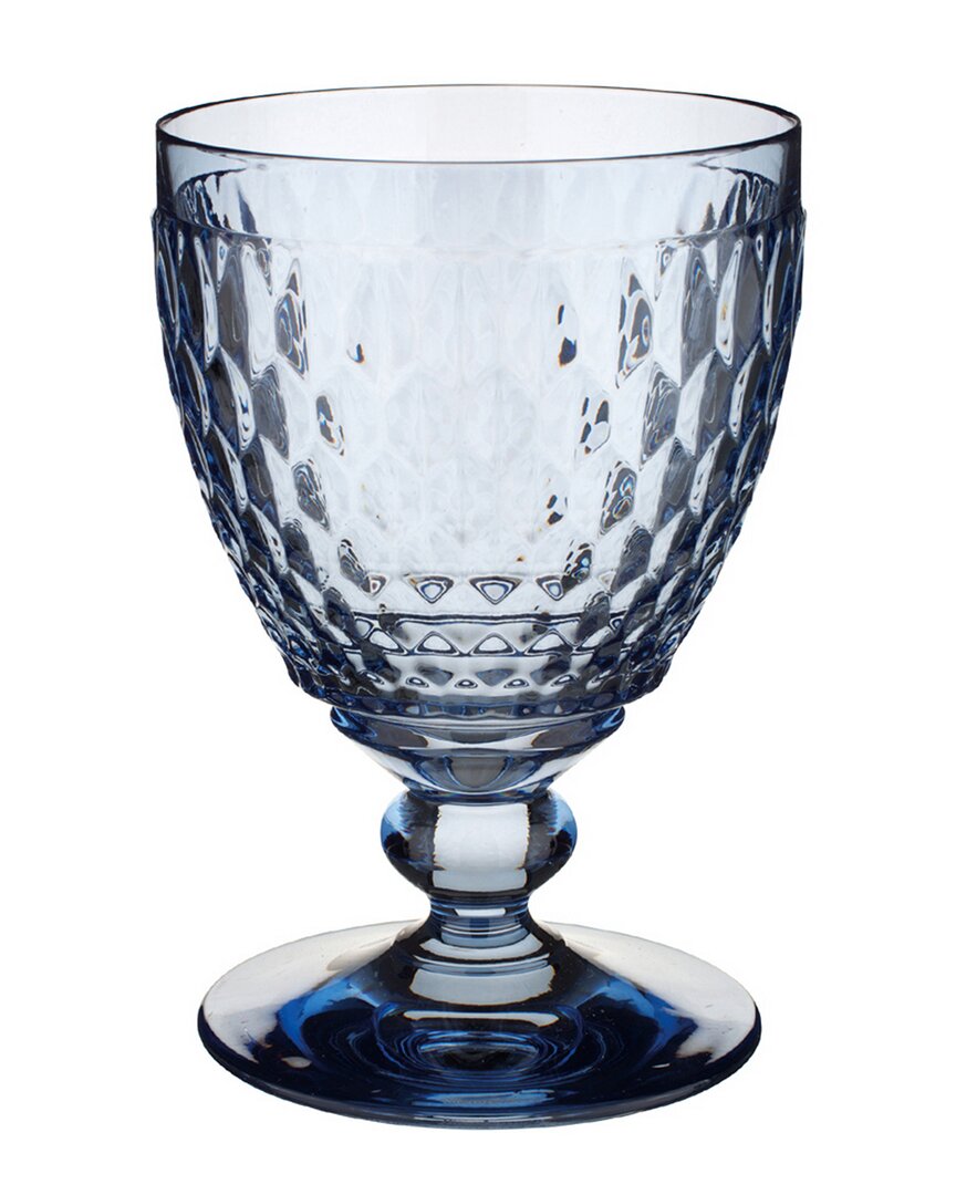 Villeroy & Boch Ston Coloured Red Wine Goblet In Blue
