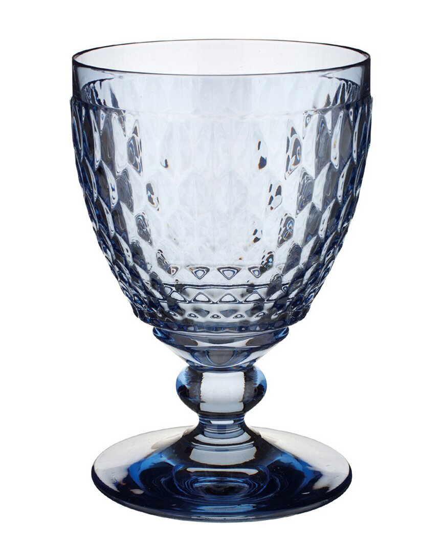 Shop Villeroy & Boch Boston Colored Water Goblet In Blue