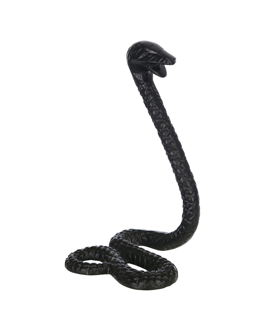 Sagebrook Home Metal Snake In Black