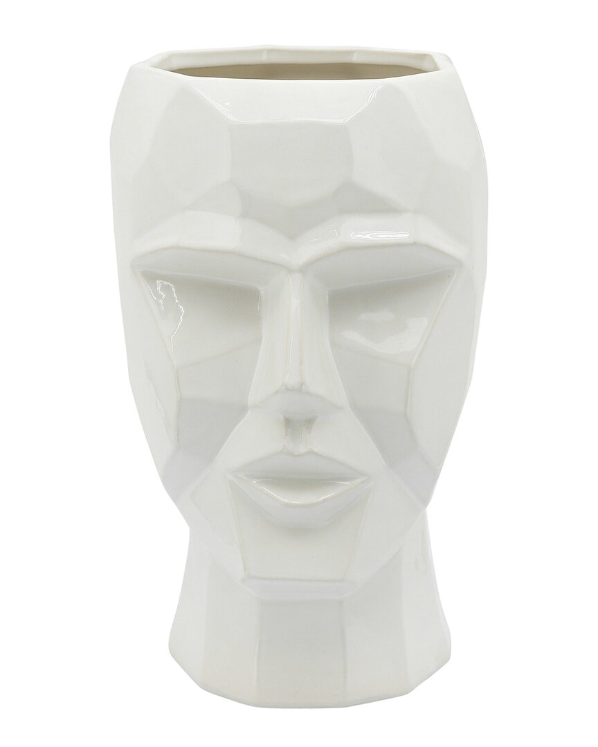R16 Ceramic Face In White