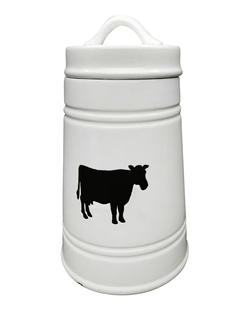 R16 Moo Canister In White