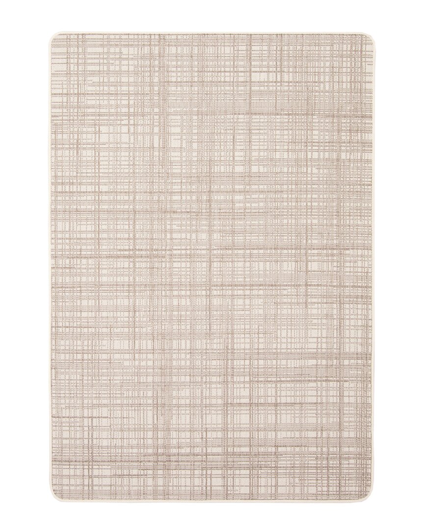 Ecarpet Vista Textured Anti-slip Mat In Ivory
