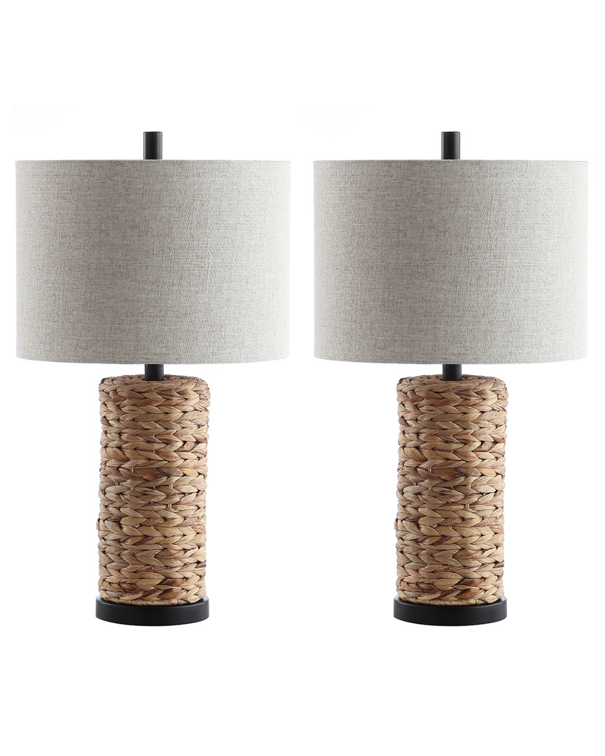 Shop Jonathan Y Elicia 25in Sea Grass Led Table Lamp