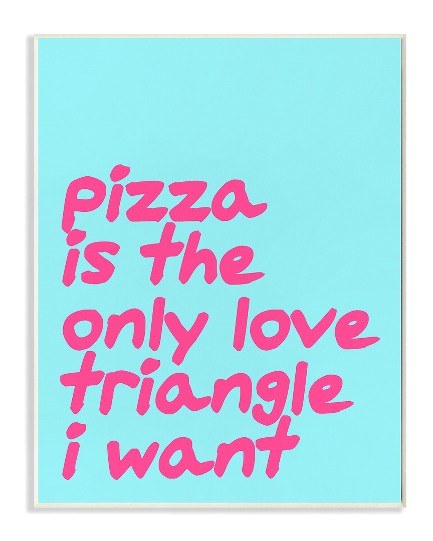 Stupell Pizza Love Triangle By Lulusimonstudio In Green