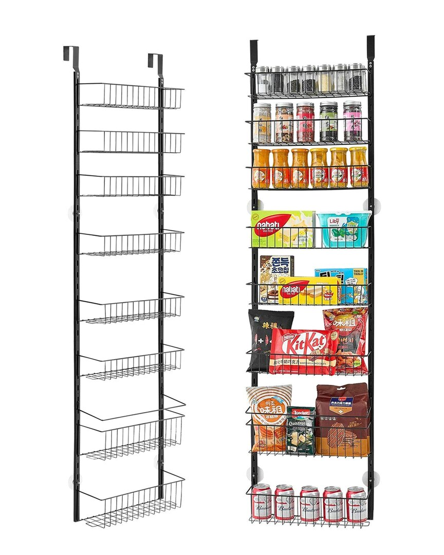 Vevor 8-tier Over-the-door Pantry Organizer In Silver
