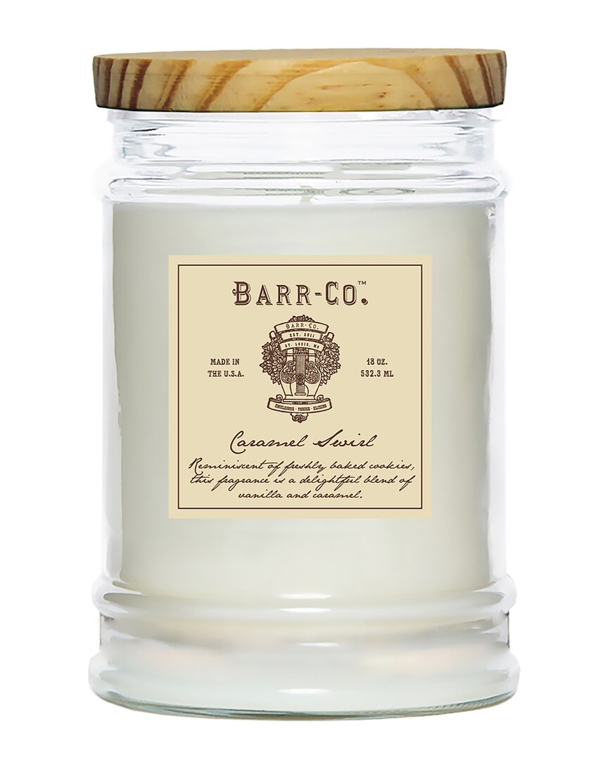 Barr-co. Caramel Swirl Tumbler Candle In Clear