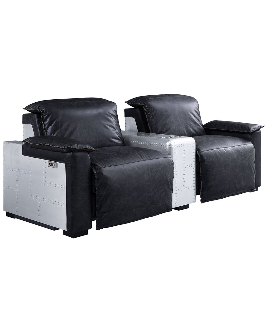 Acme Furniture Power Recliner In Black