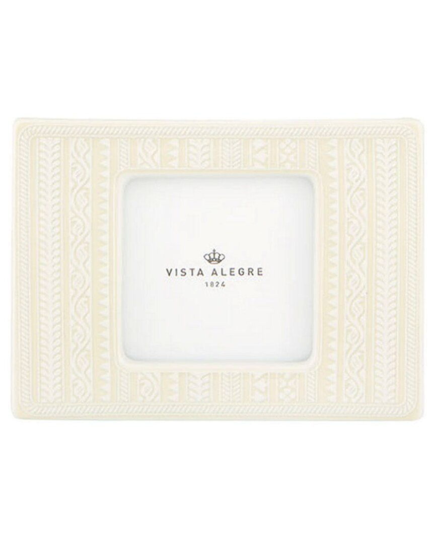 Vista Alegre Ivory Small Square Picture Frame With $15 Credit In White