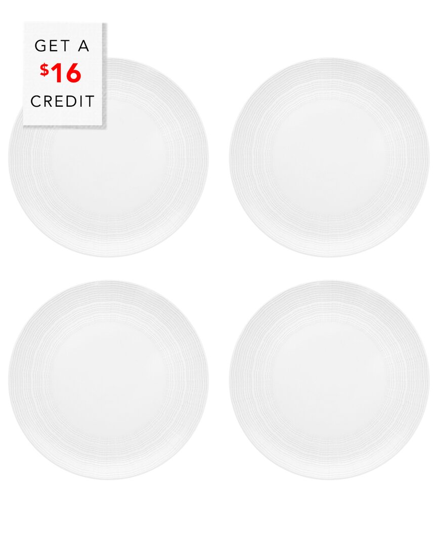 Vista Alegre Mar Charger Plates (set Of 2) With $16 Credit In White