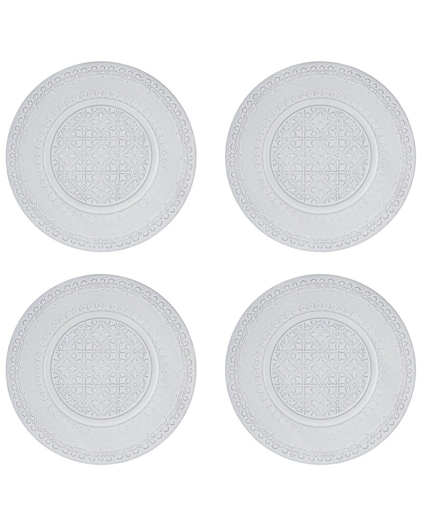 Bordallo Pinhiero Bordallo Pinheiro Set Of 4 Rua Nova Fruit Plates