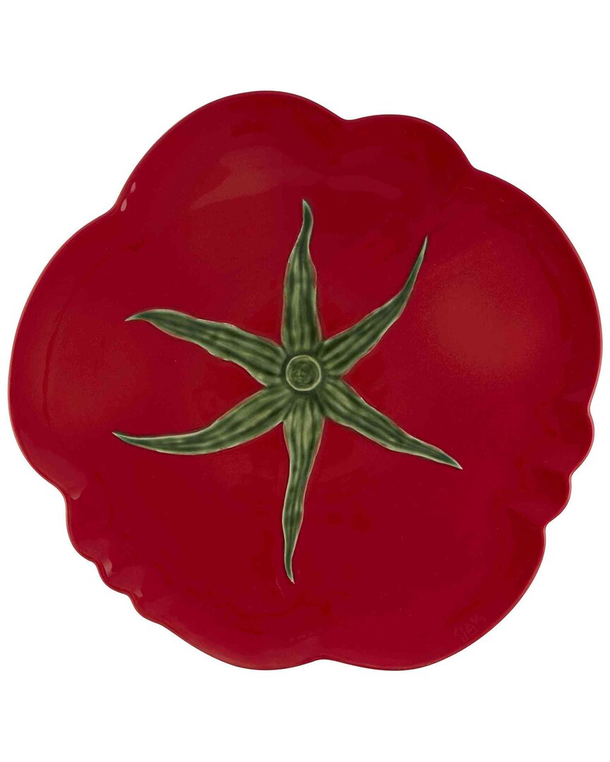 Bordallo Pinhiero Bordallo Pinheiro Set Of 2 Tomato Pizza Plates