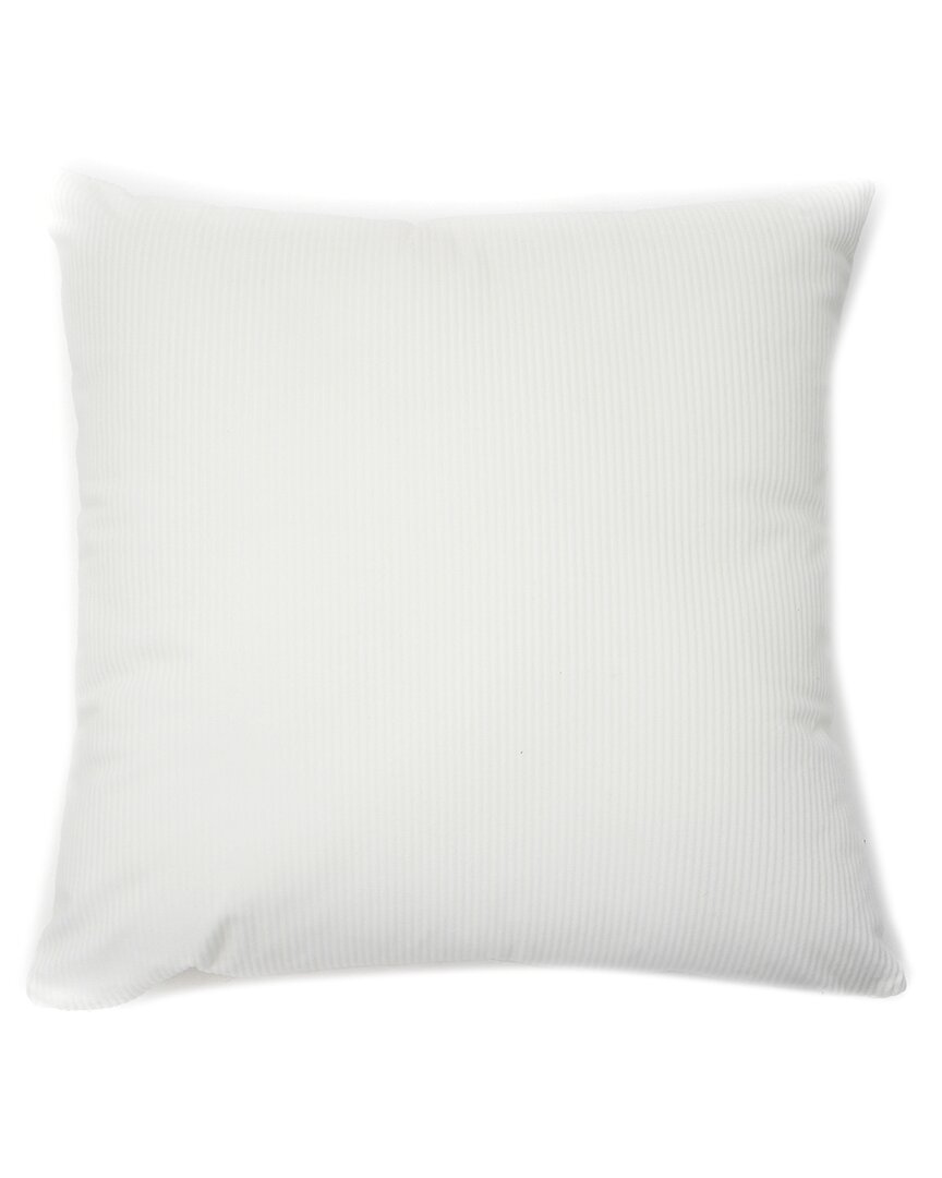 Freshmint Erephein Ribbed Pillow In White