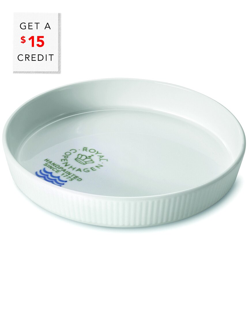 Royal Copenhagen Fluted Ovenware In White