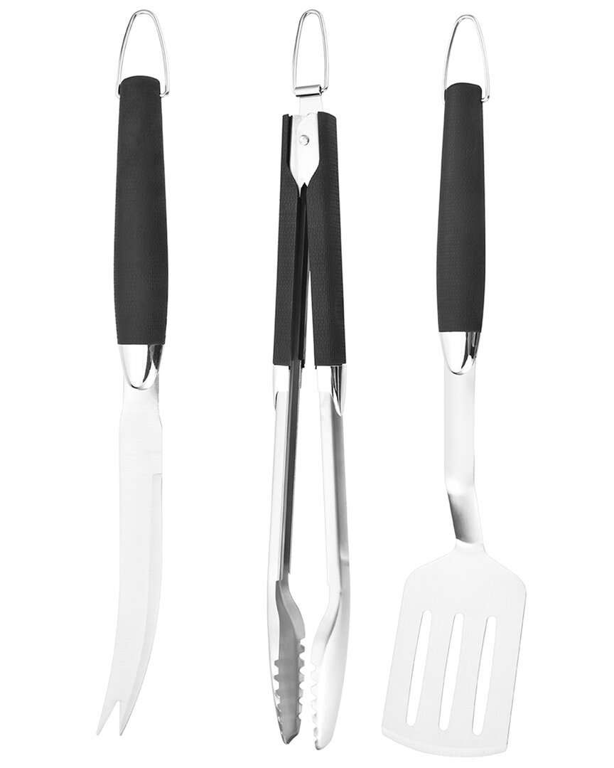 Hamilton Beach Set Of 3pc Ss Bbq Tools