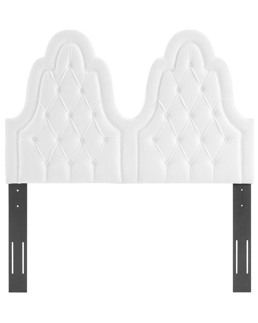 Modway Augustine Tufted Performance Velvet King/california King Headboard In White