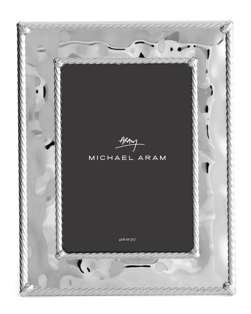 Michael Aram Micheal Aram Twist Photo Frame In Gray