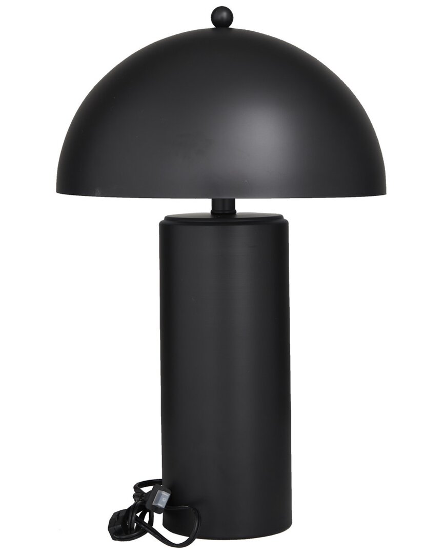 Peyton Lane Contemporary Metal Black Table Lamp