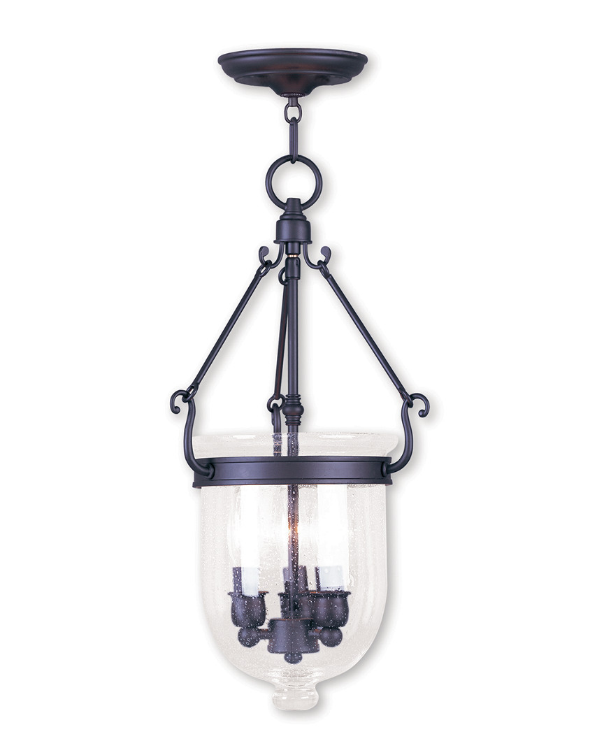 Livex Lighting Livex Jefferson 3-light Bronze Chain Lantern