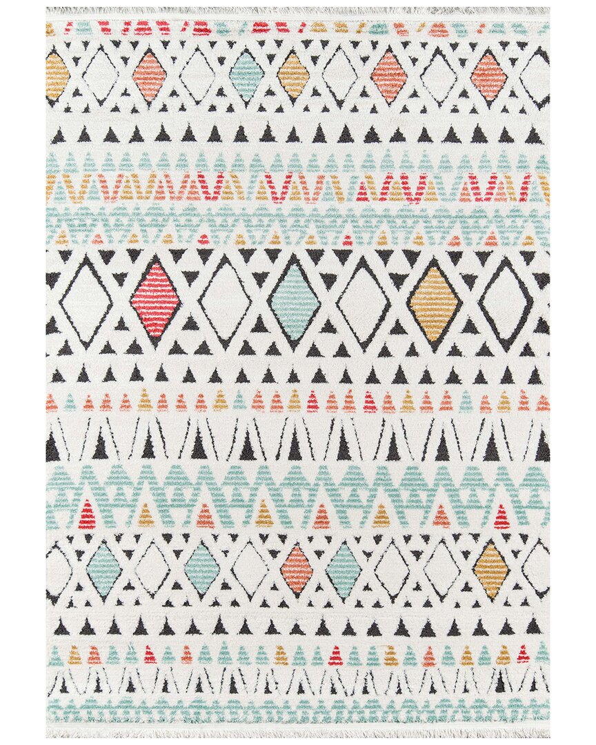Ecarpet Monaco Contemporary Area Rug In Multi